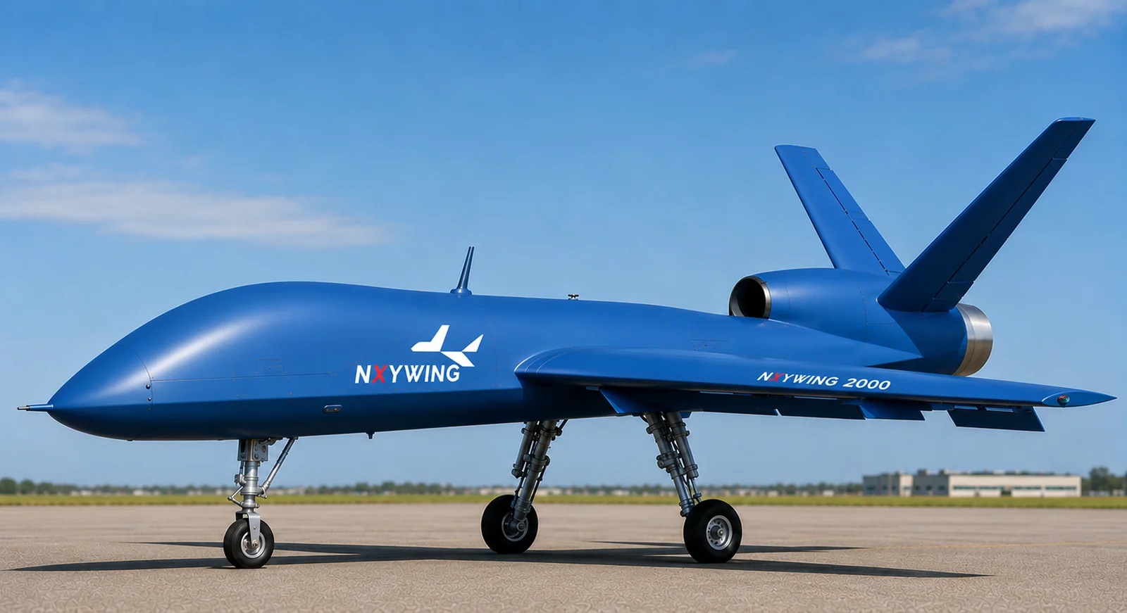 NXYWING 2000 side profile on runway